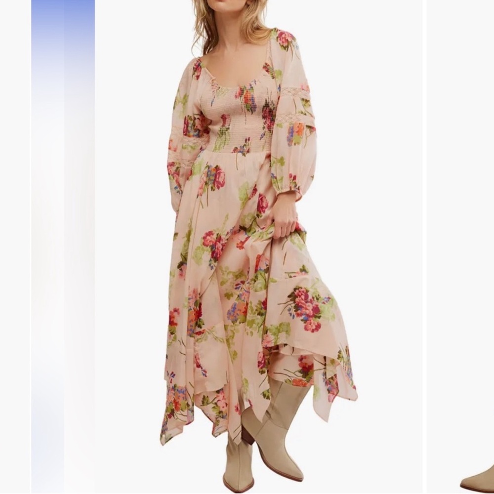 Free People Morning Glory Maxi  Dress NWT size Small